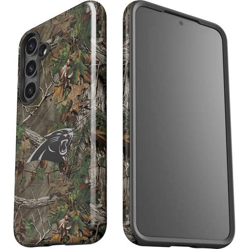 NFL Carolina Panthers Realtree Xtra Green Camo Galaxy S24 Impact Case